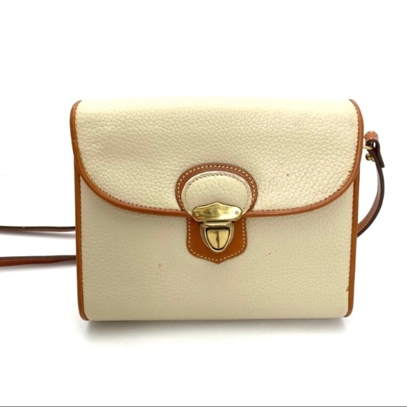 DOONEY & Bourke Vintage Leather Mini Crossbody Bag in Vanilla Cream White - Picture 3 of 13
